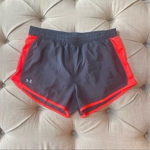 Under Armour Black Neon Pink Athletic Shorts